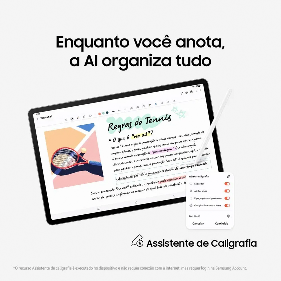 Tablet Samsung Galaxy Tab S10 Fe 128gb 8gb Ram Tela 10.9