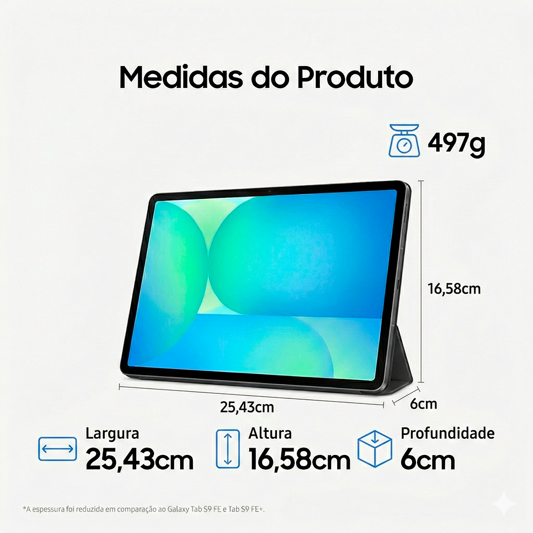 Tablet Samsung Galaxy Tab S10 Fe 128gb 8gb Ram Tela 10.9