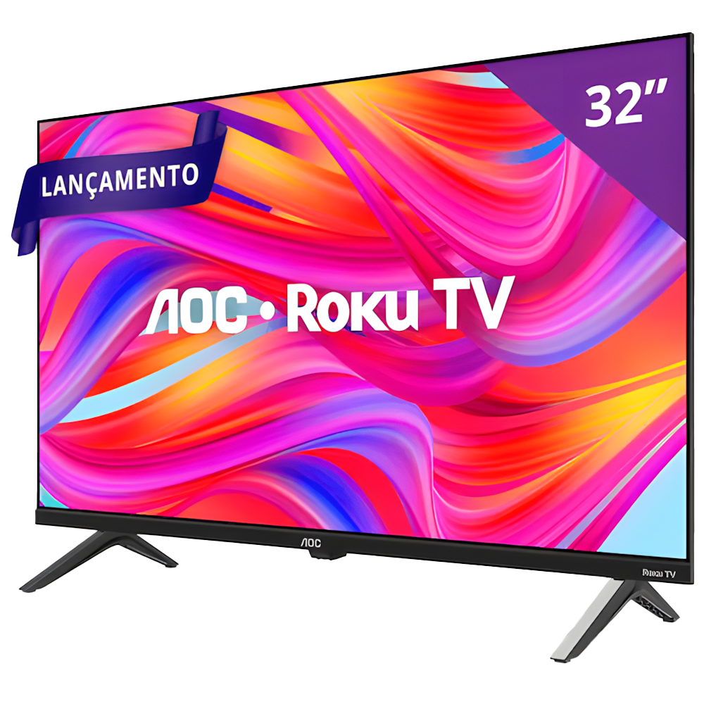 Smart Tv Dled Hd 32 Polegadas Aoc Sistema Roku Tv Wi-fi