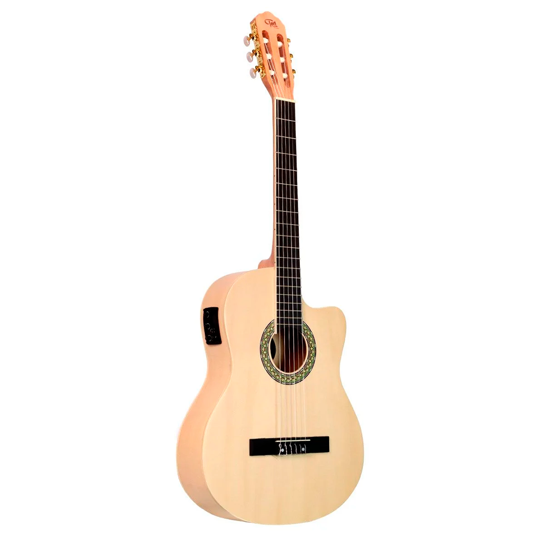 Violão Elétrico Cutaway Tonante TN39NBCE Natural com Afinador