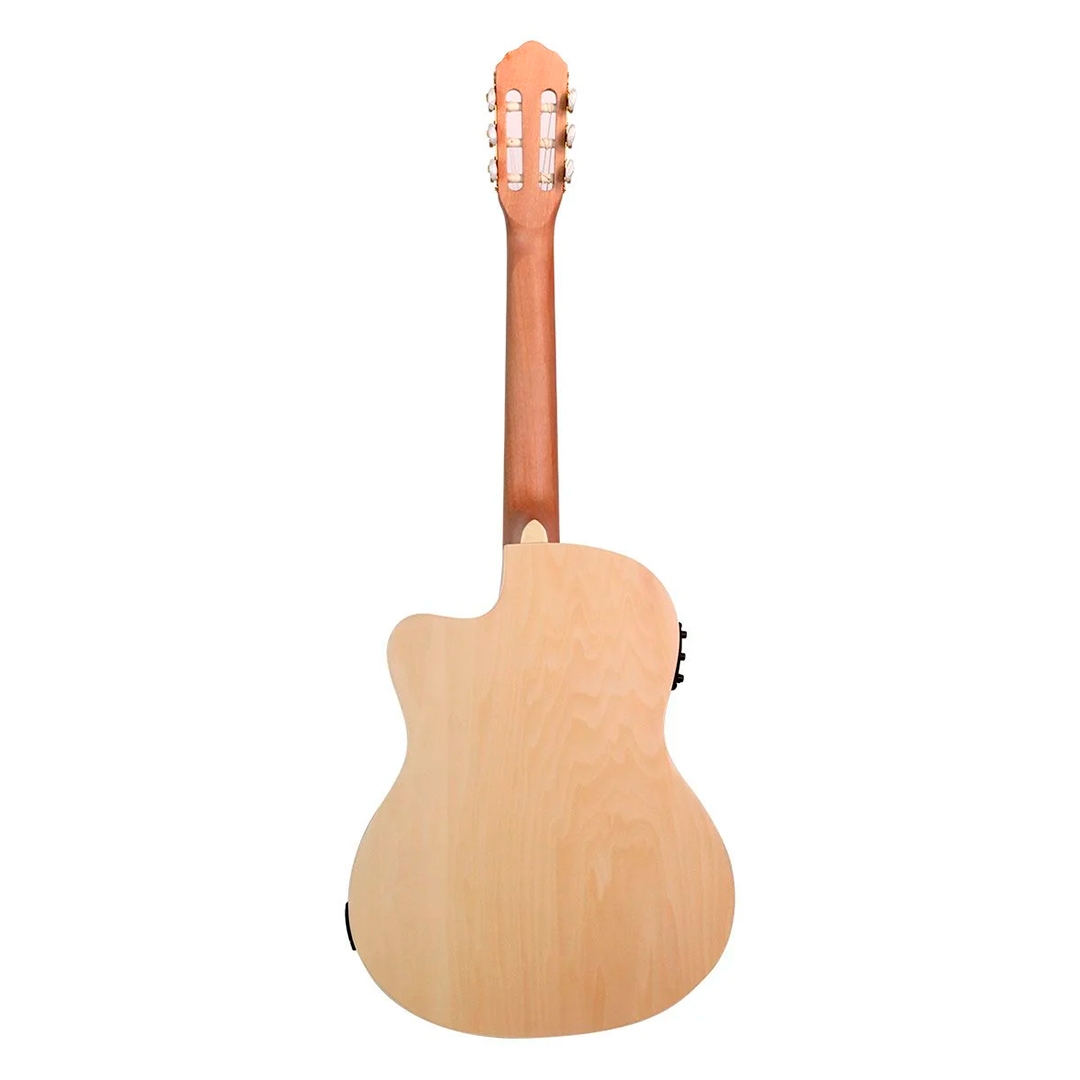Violão Elétrico Cutaway Tonante TN39NBCE Natural com Afinador