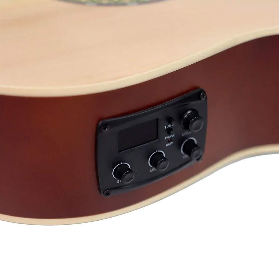 Violão Eletrico Cutaway Tonante TN39NBCE com Afinador