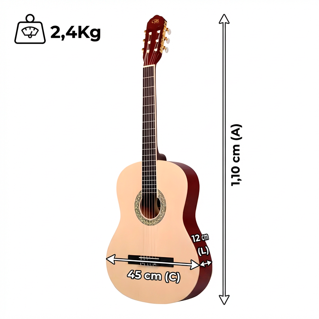 Violão Classico Acustico Nylon Ton Tonante TN39NB Inciante