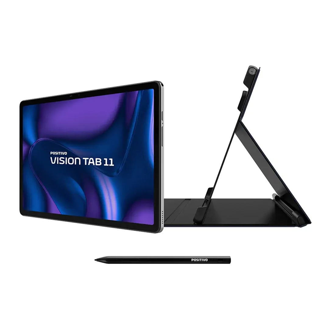 Tablet Positivo Vision Tab 11 4G 4GB RAM 128GB Capa Tela 11