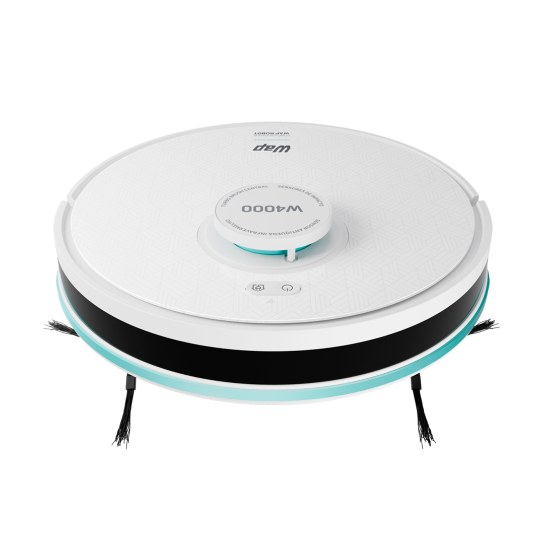 Aspirador Pó Robot WAP W4000 Base Autolimpante Laser Mop 48W