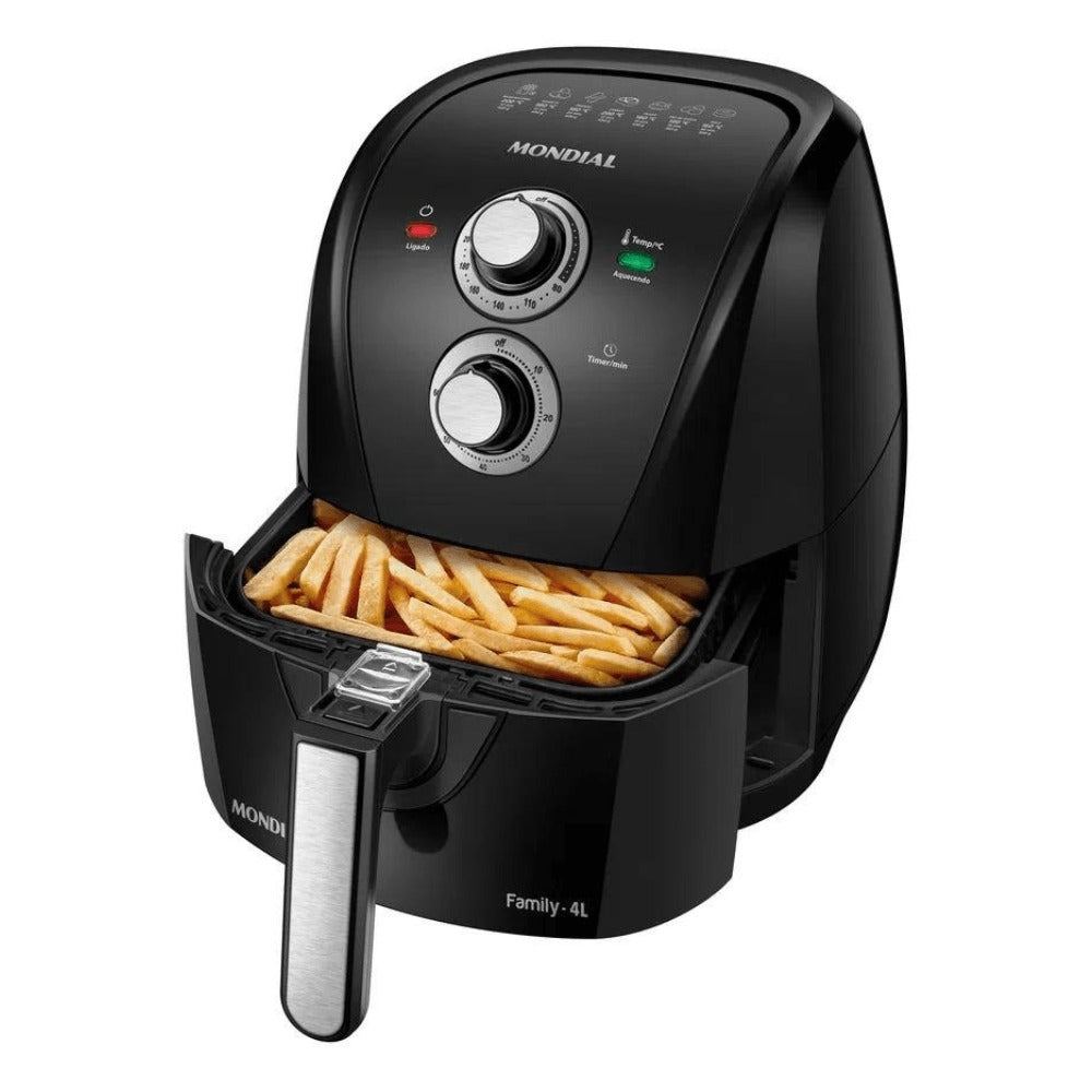 Fritadeira Eletrica Air Fryer Mondial Afn 40 Bfs 4L Sem Oleo 220v