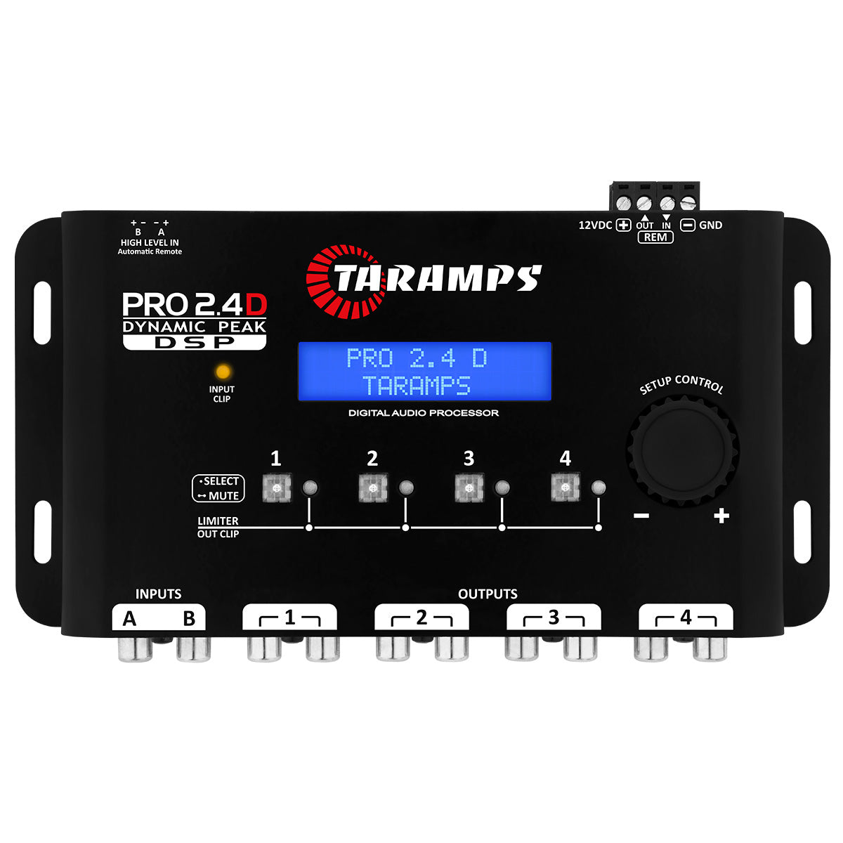 Processador de Áudio Taramps PRO 2.4D 4 Canais de Saida