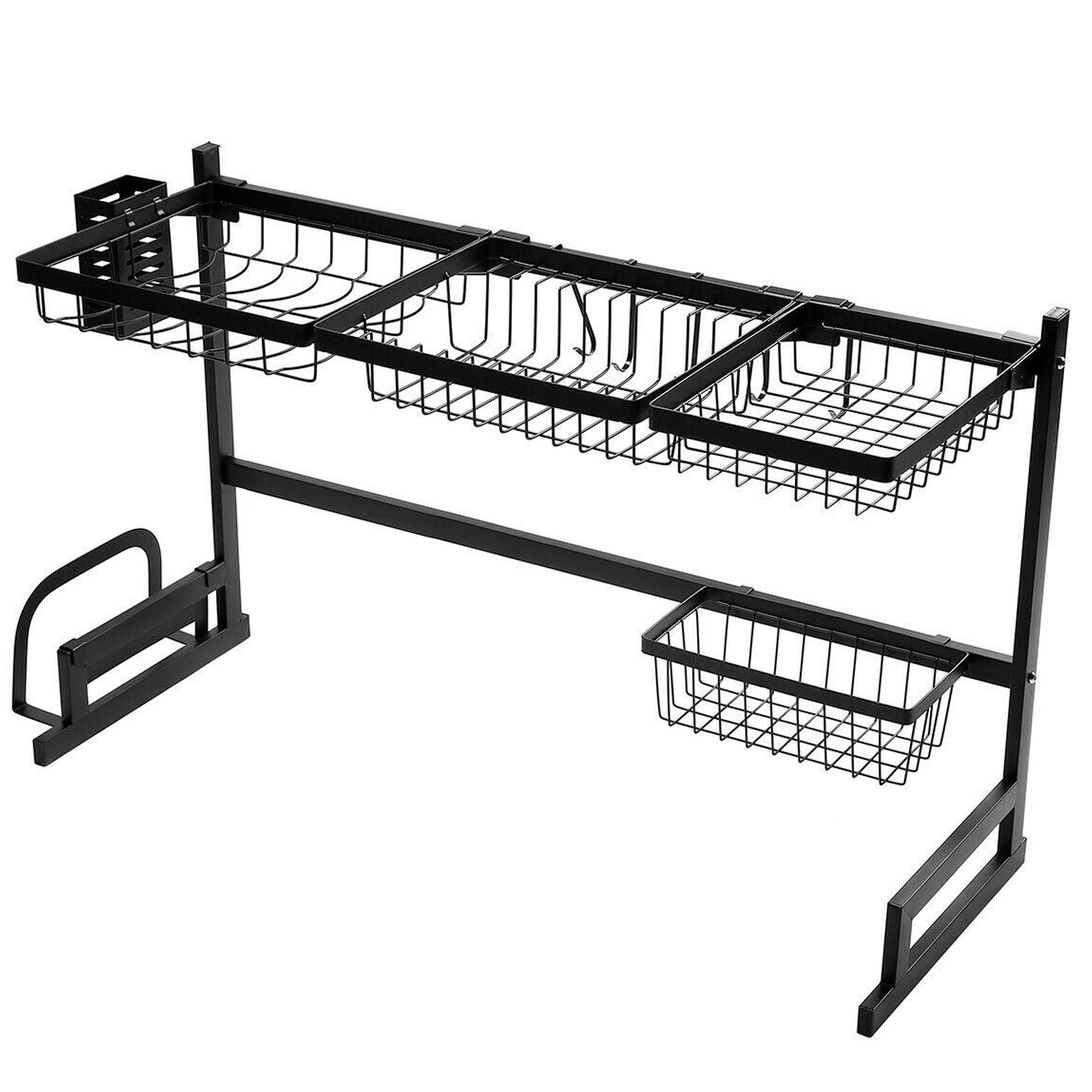 Escorredor de Louças Decoteam Com 2 Andares em Aço Inox