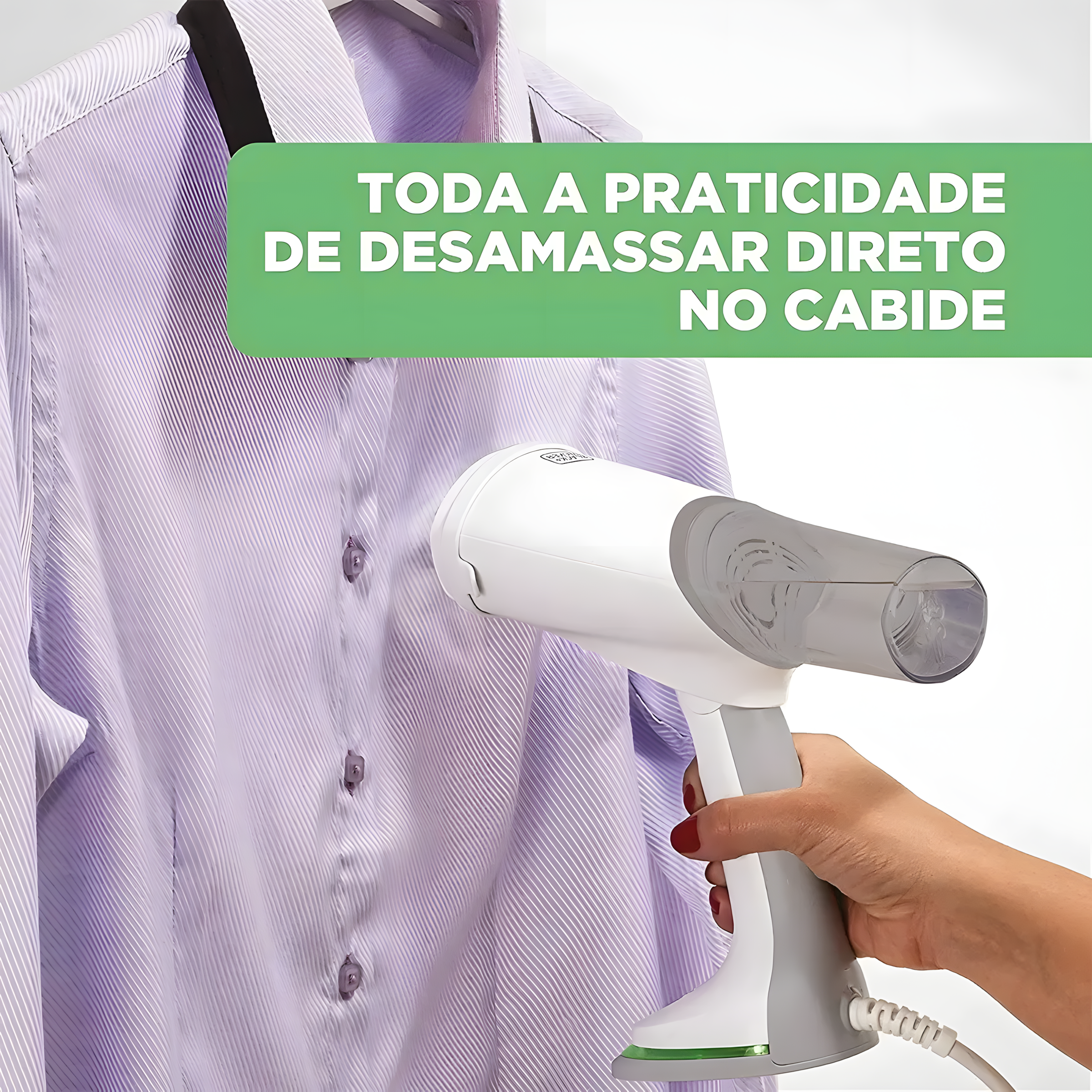 Ferro Vaporizador Portátil 3 em 1 Black+Decker BDV3000 1200W