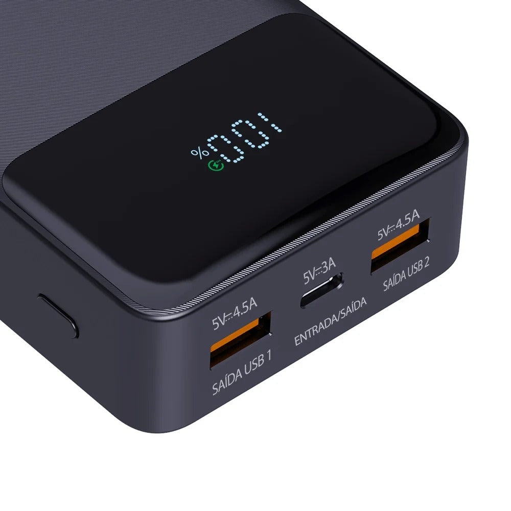Power Bank Carregador Portátil ELG PB200BK 20000MAH 22,5W