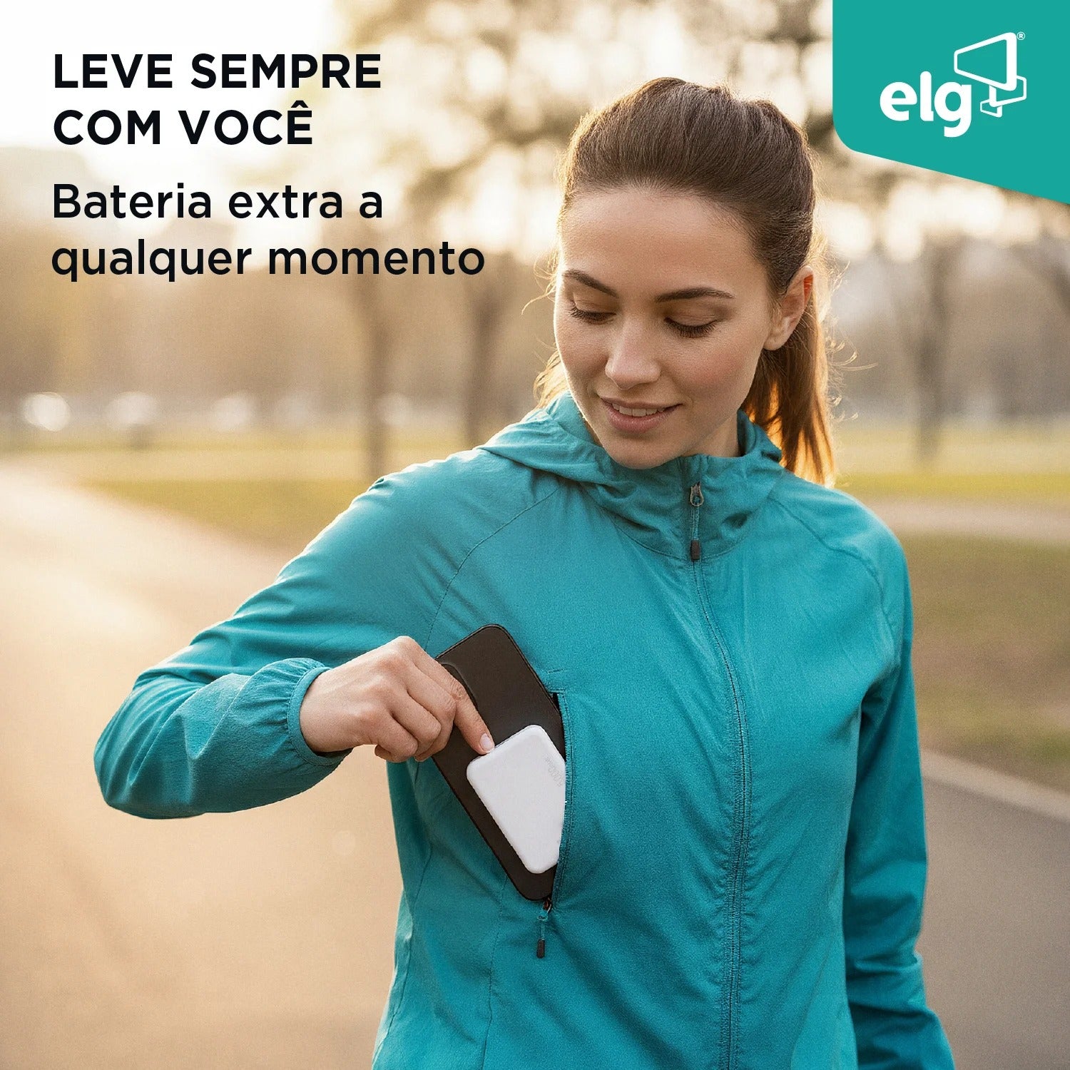 Power Bank Carregador Portátil MagSefe ELG PBW5 5000MAH 5W
