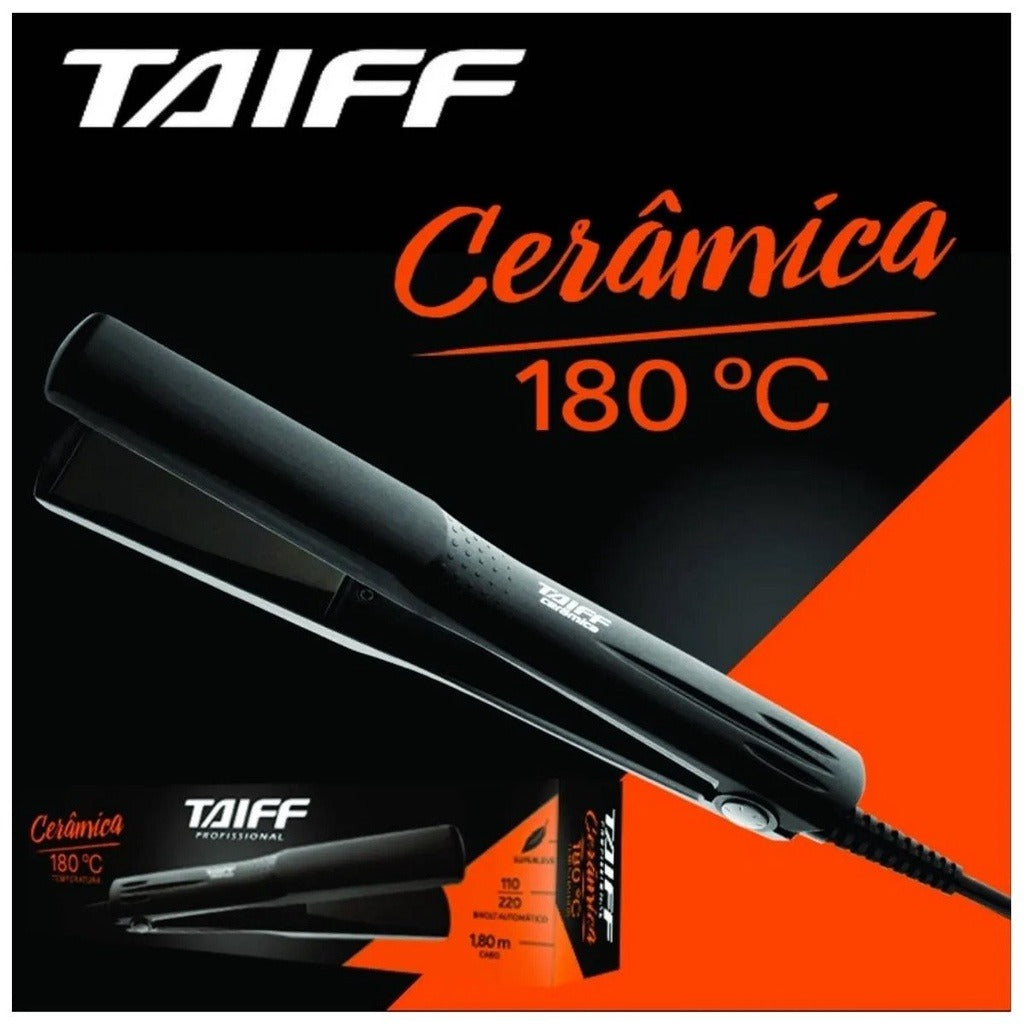 Prancha Alisadora Taiff Cerâmica Bivolt Automático 180°c Ptc