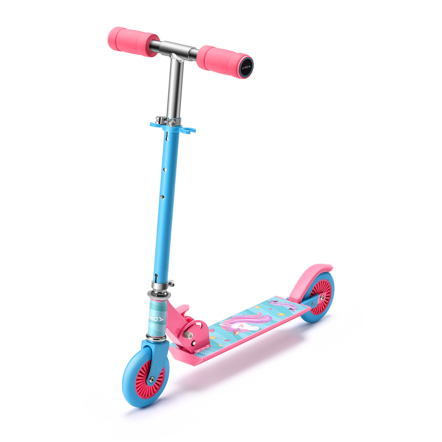 Patinete 2 Rodas Unicorn Atrio  Rosa Suporta 50 Kgs Es270