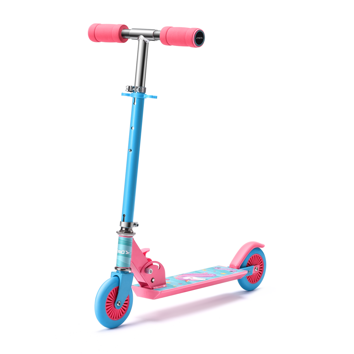 Patinete 2 Rodas Unicorn Atrio  Rosa Suporta 50 Kgs Es270