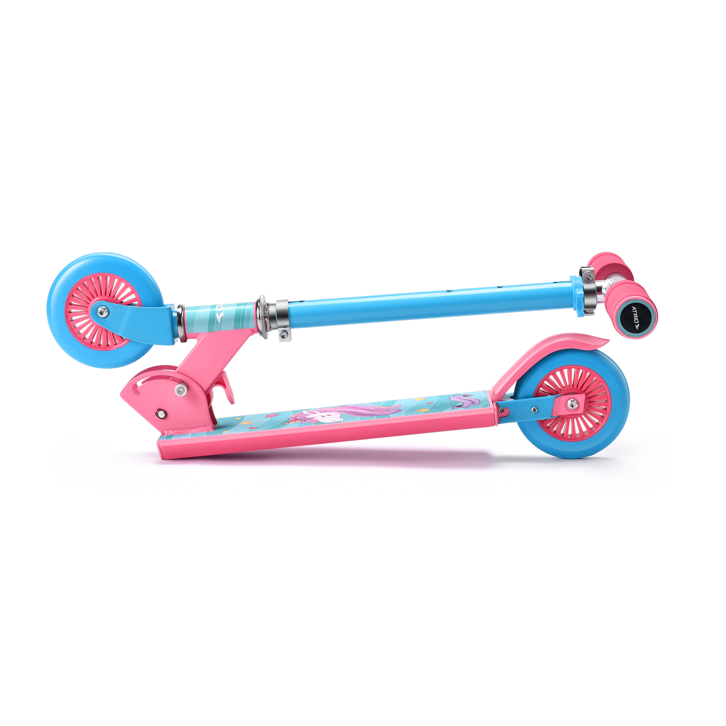 Patinete 2 Rodas Unicorn Atrio  Rosa Suporta 50 Kgs Es270