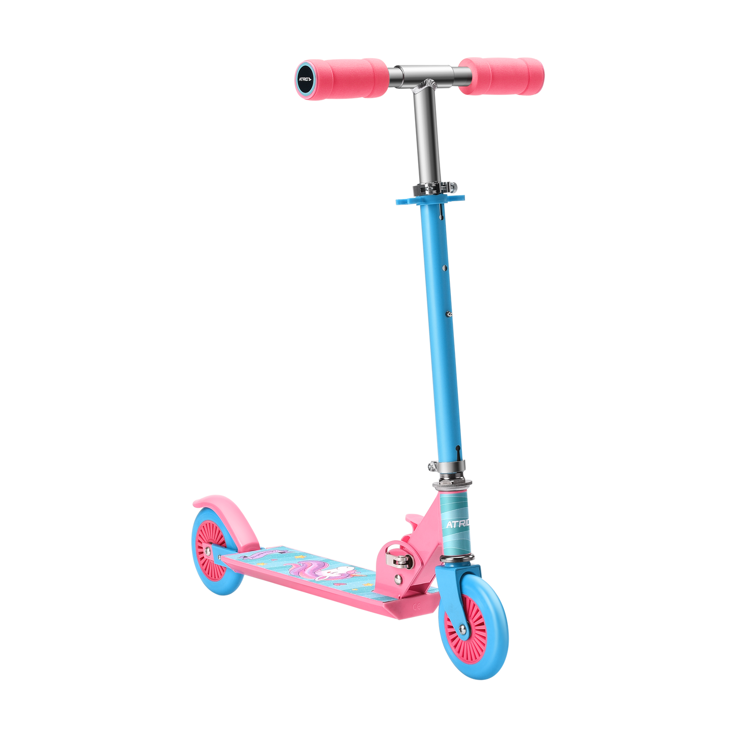 Patinete 2 Rodas Unicorn Atrio  Rosa Suporta 50 Kgs Es270